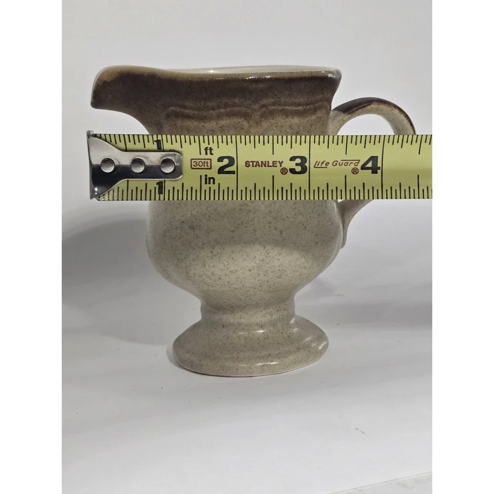 Mikasa Whole Wheat Creamer Server Stoneware E8000 Made in Japan Vintage